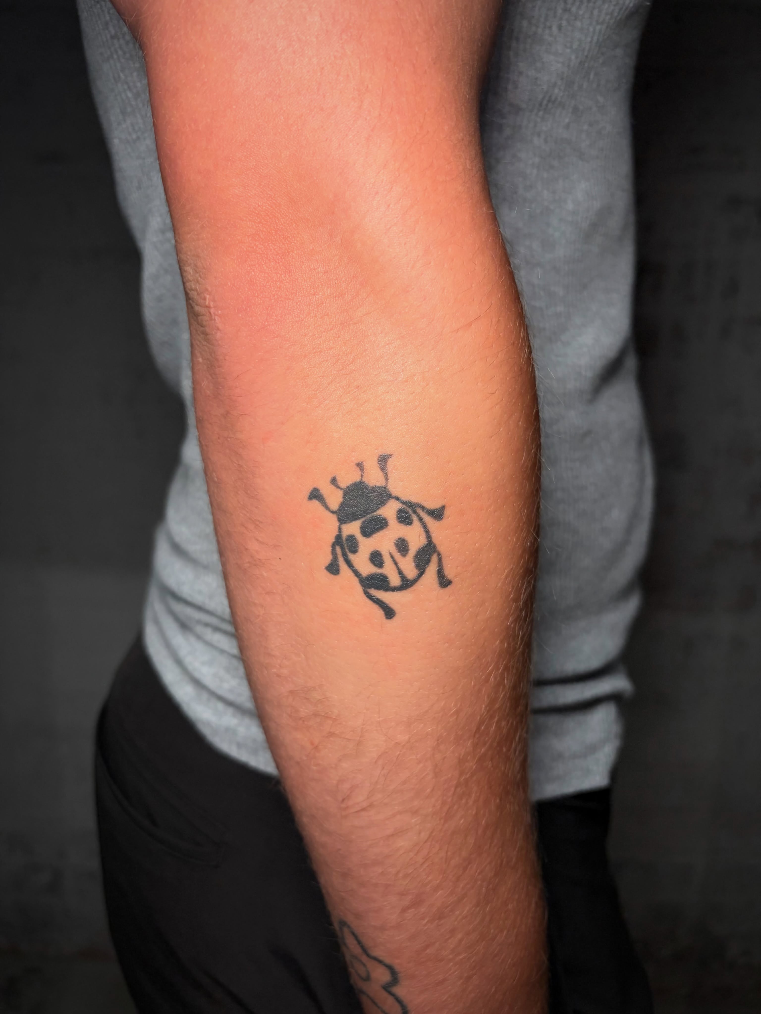 Tattoo by @mooz_ink — dotwork