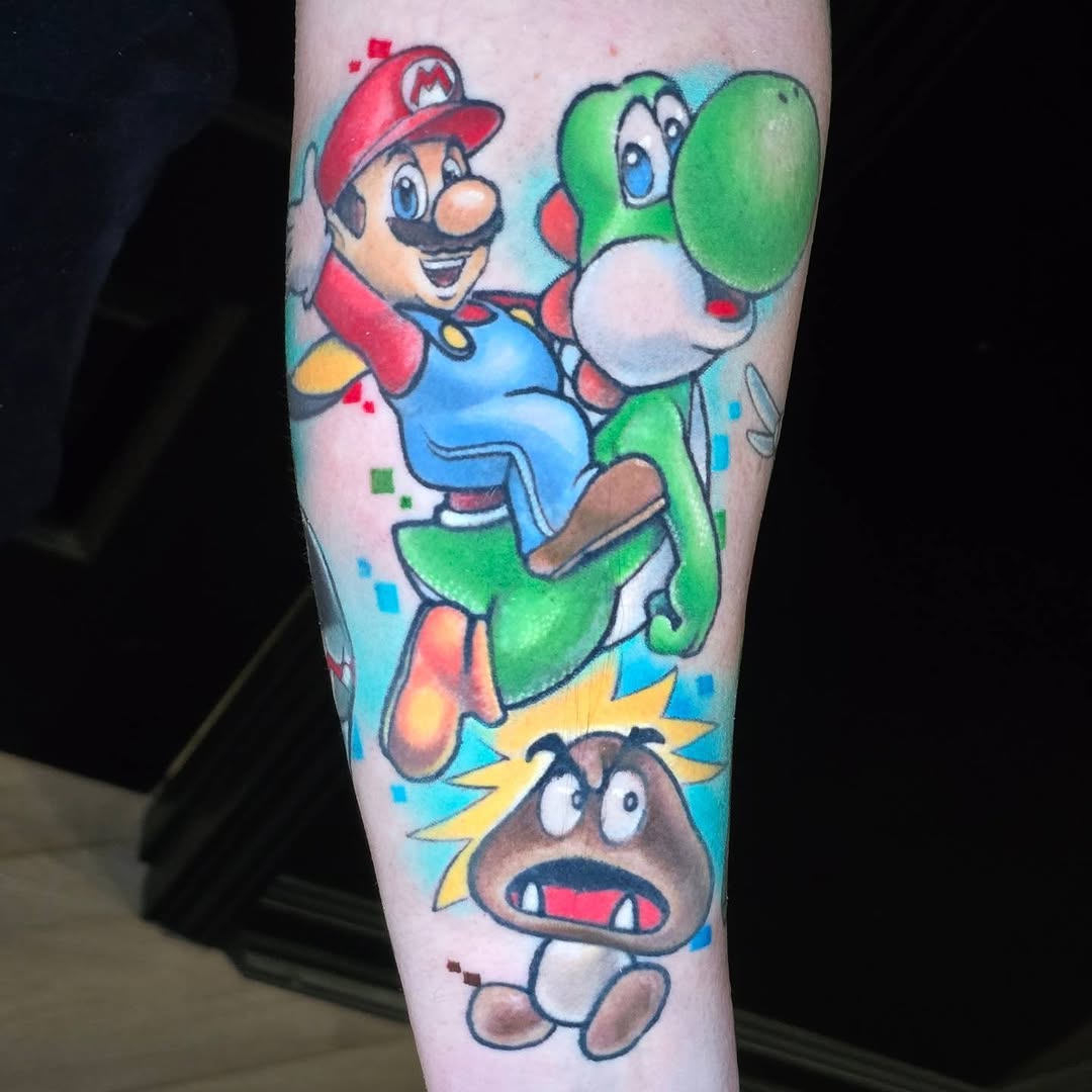Tattoo by @barbieink26 — new_school, anime