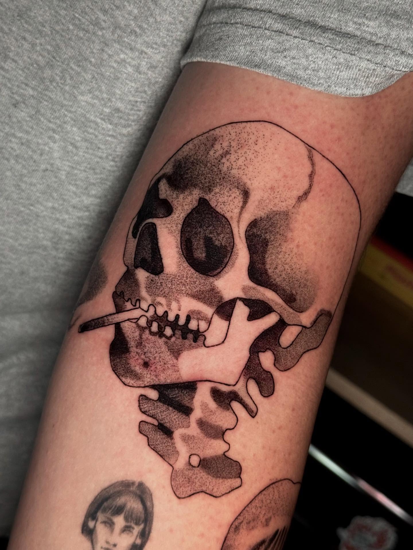 Tattoo by @mad_s_ink — dotwork