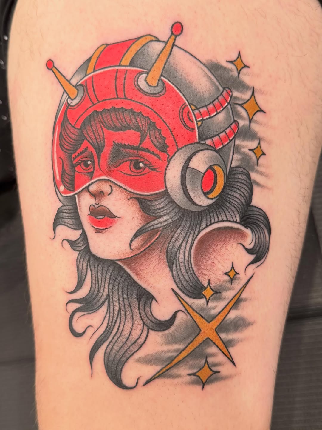 Tattoo by @jay13espinoza โ neo_traditional, black_and_grey