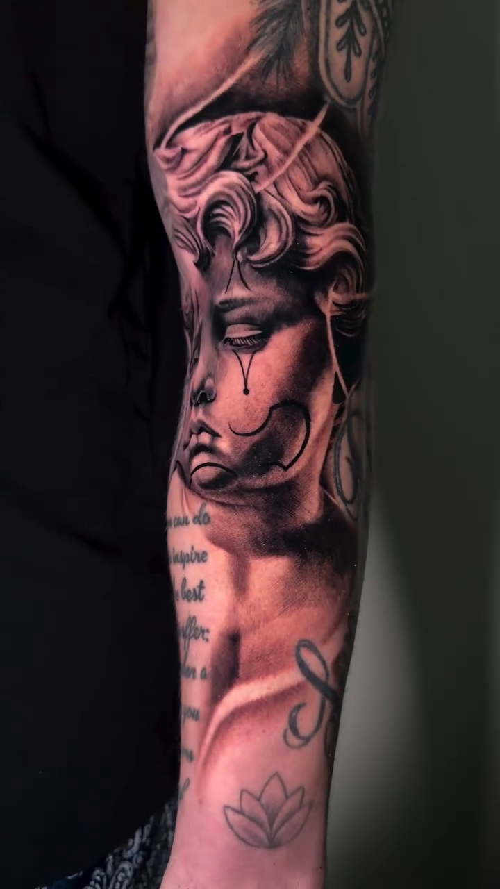 Tattoo by @blessedbyfrancisco_ — realism, black_and_grey