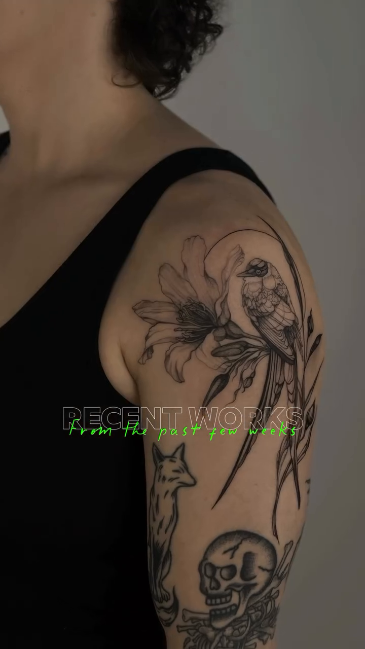 Tattoo by @ternotattoo — fine_line, black_and_grey