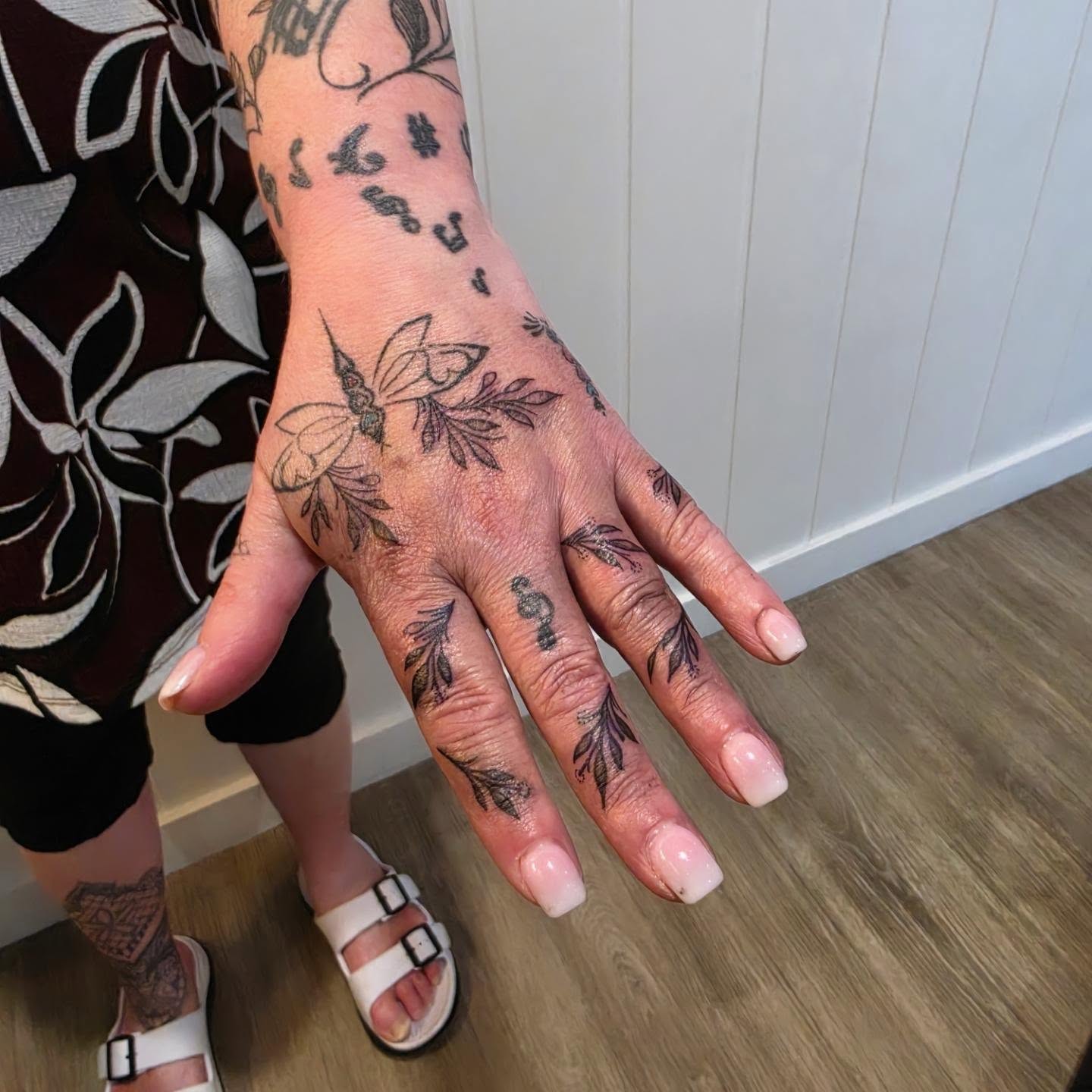 Tattoo by @ivy_inks — black_and_grey
