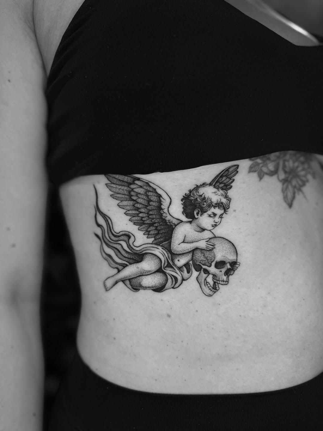 Tattoo by @laurenlilliantattoo — black_and_grey, realism
