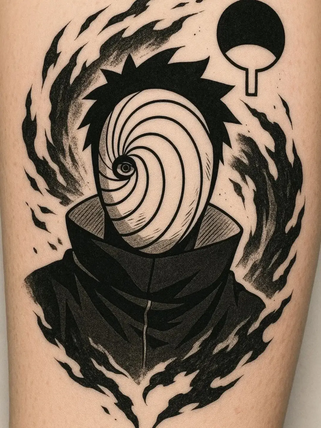 Naruto anime tattoo on the forearm by DGzinn