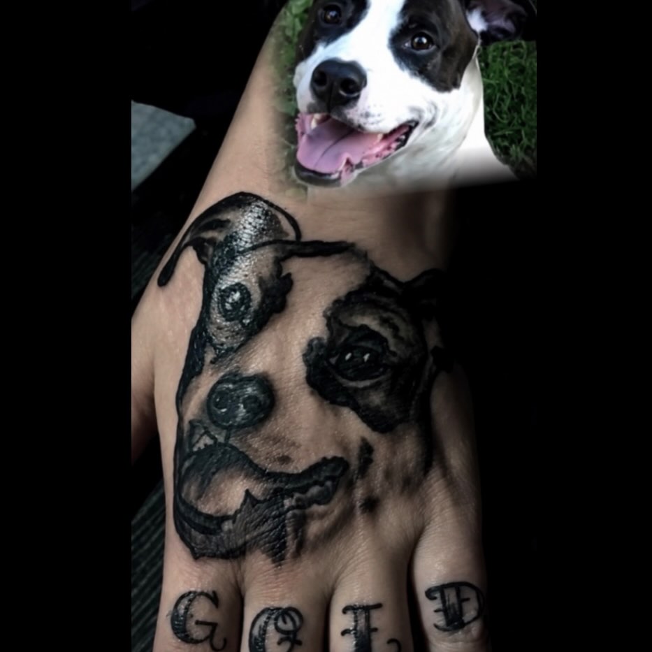 Tattoo by @turqturqd — black_and_grey