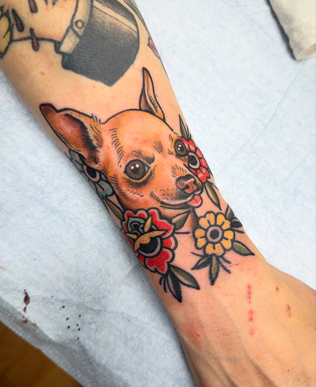 Tattoo by @shannontattooer — american_traditional, realism