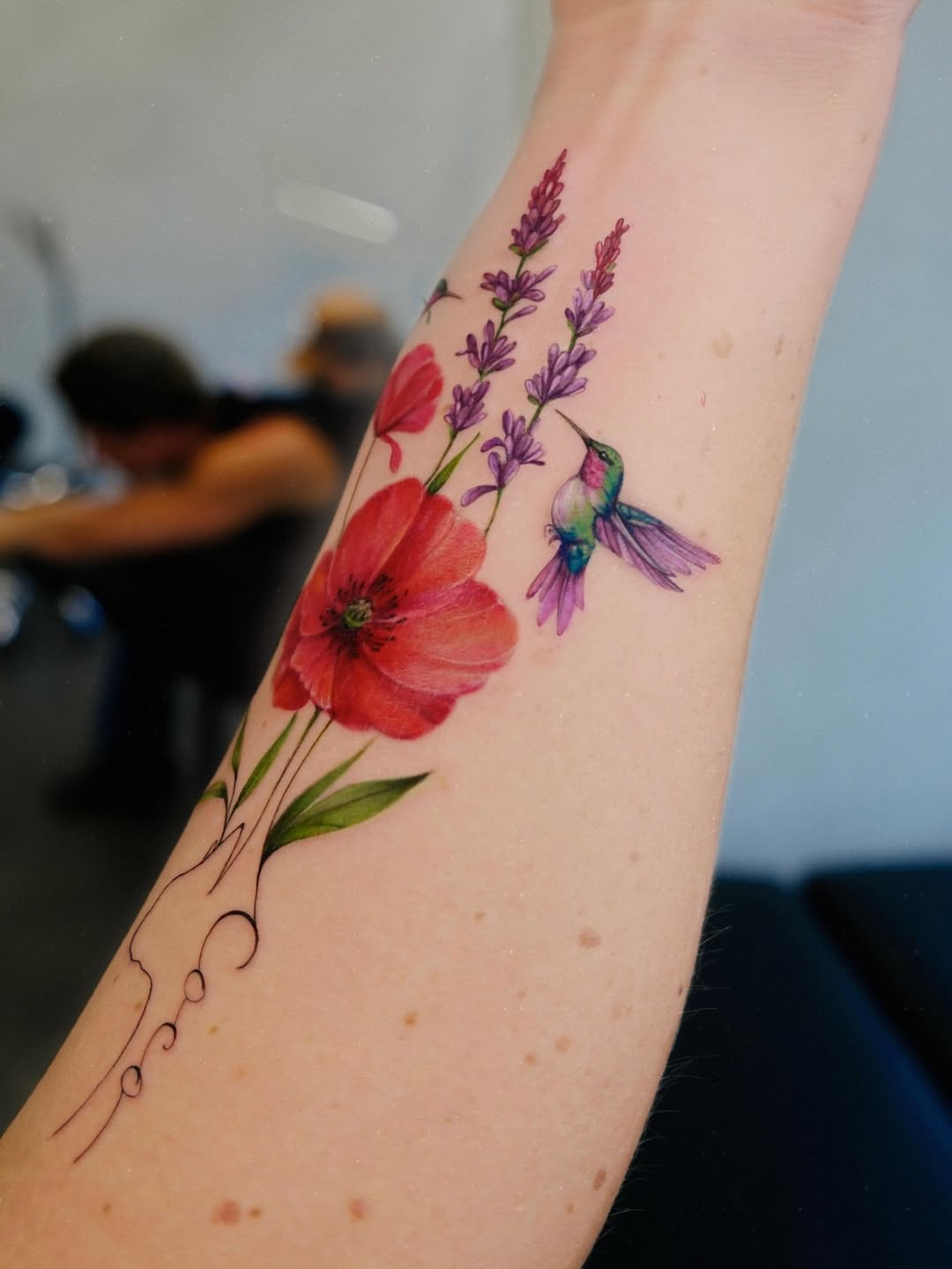 Tattoo by @shishkina_art โ realism, watercolor