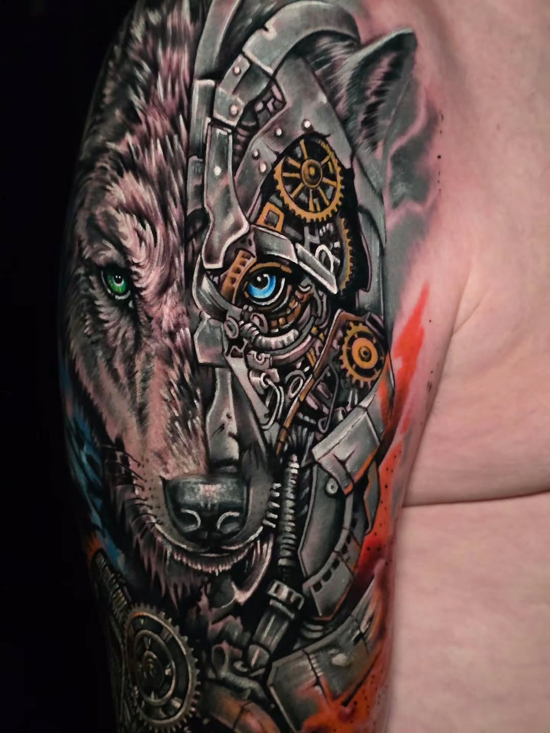 Tattoo by @oh_my_goad — realism, black_and_grey