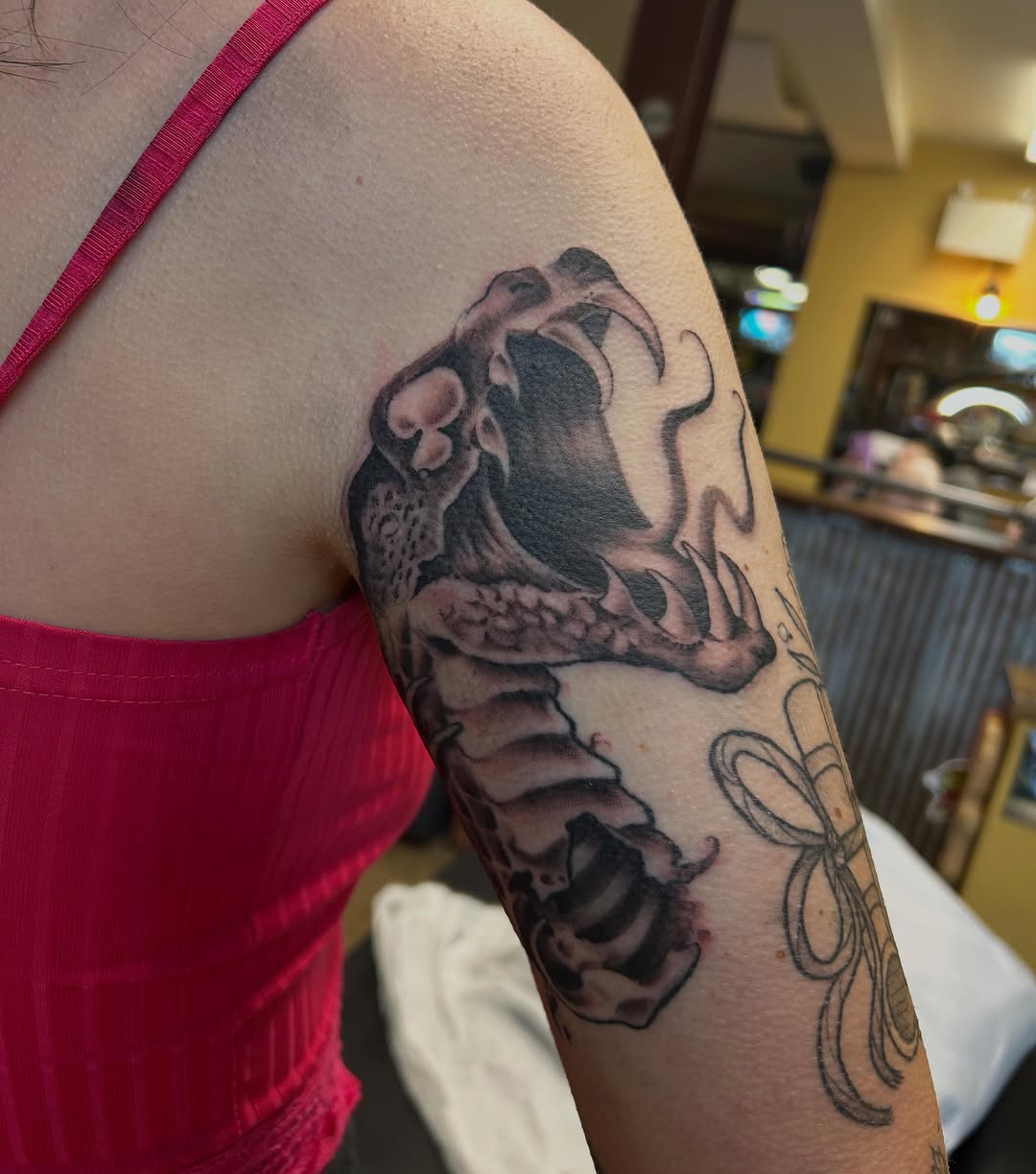 Tattoo by @eelliizzza — black_and_grey, realism