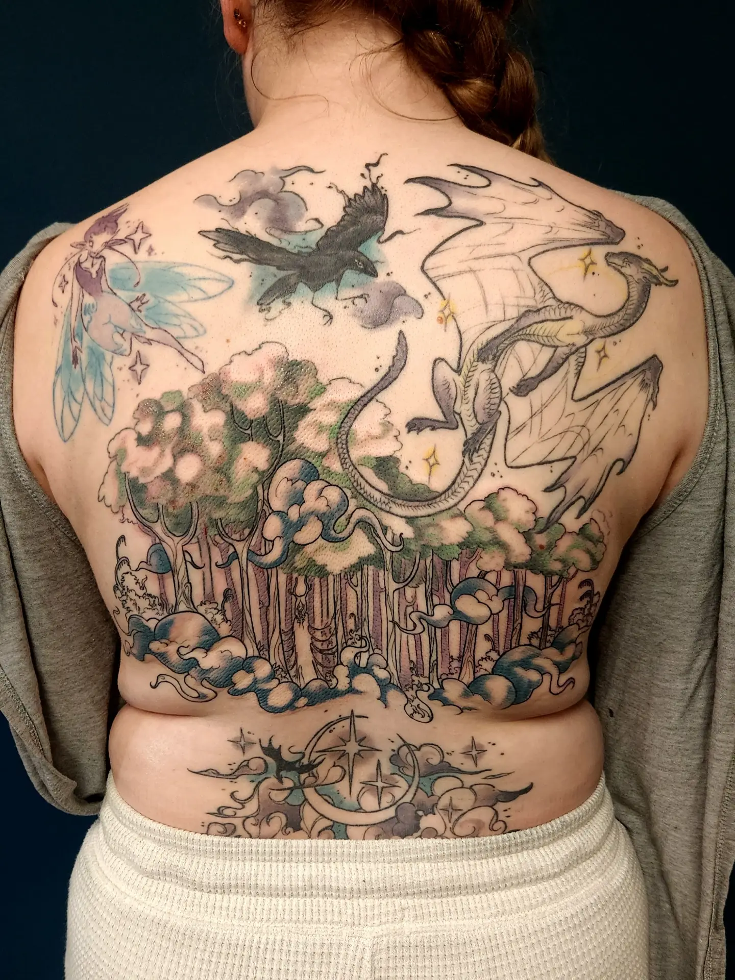 Tattoo by @sashawren_tattoos — dotwork, realism