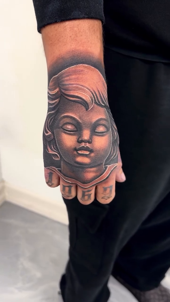 Tattoo by @12gtone — realism, black_and_grey