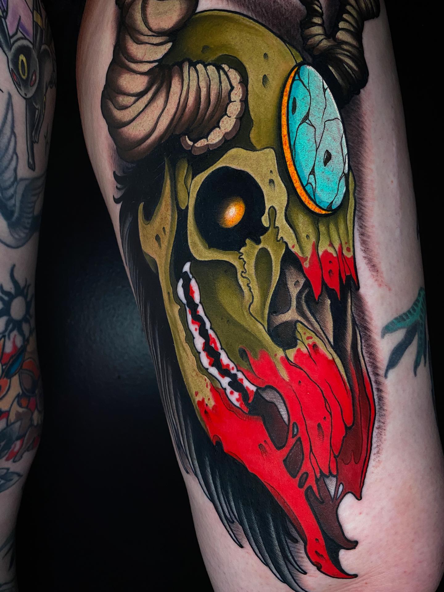 Tattoo by @devincoley — dark_realism