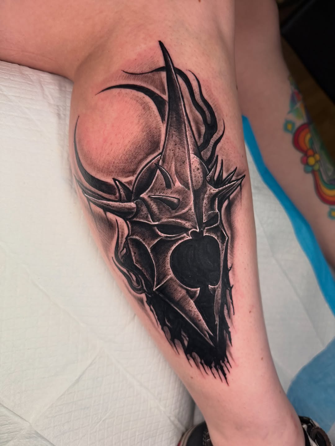 Tattoo by @durbin_designs โ black_and_grey, dark_realism