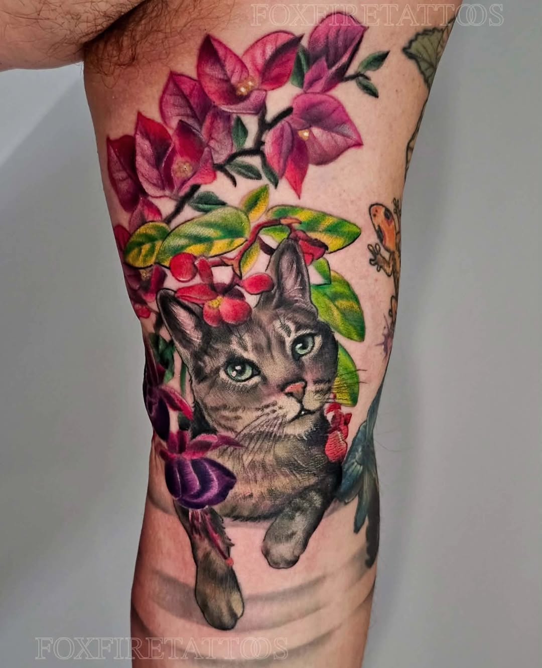 Tattoo by @foxfiretattoos β realism, color