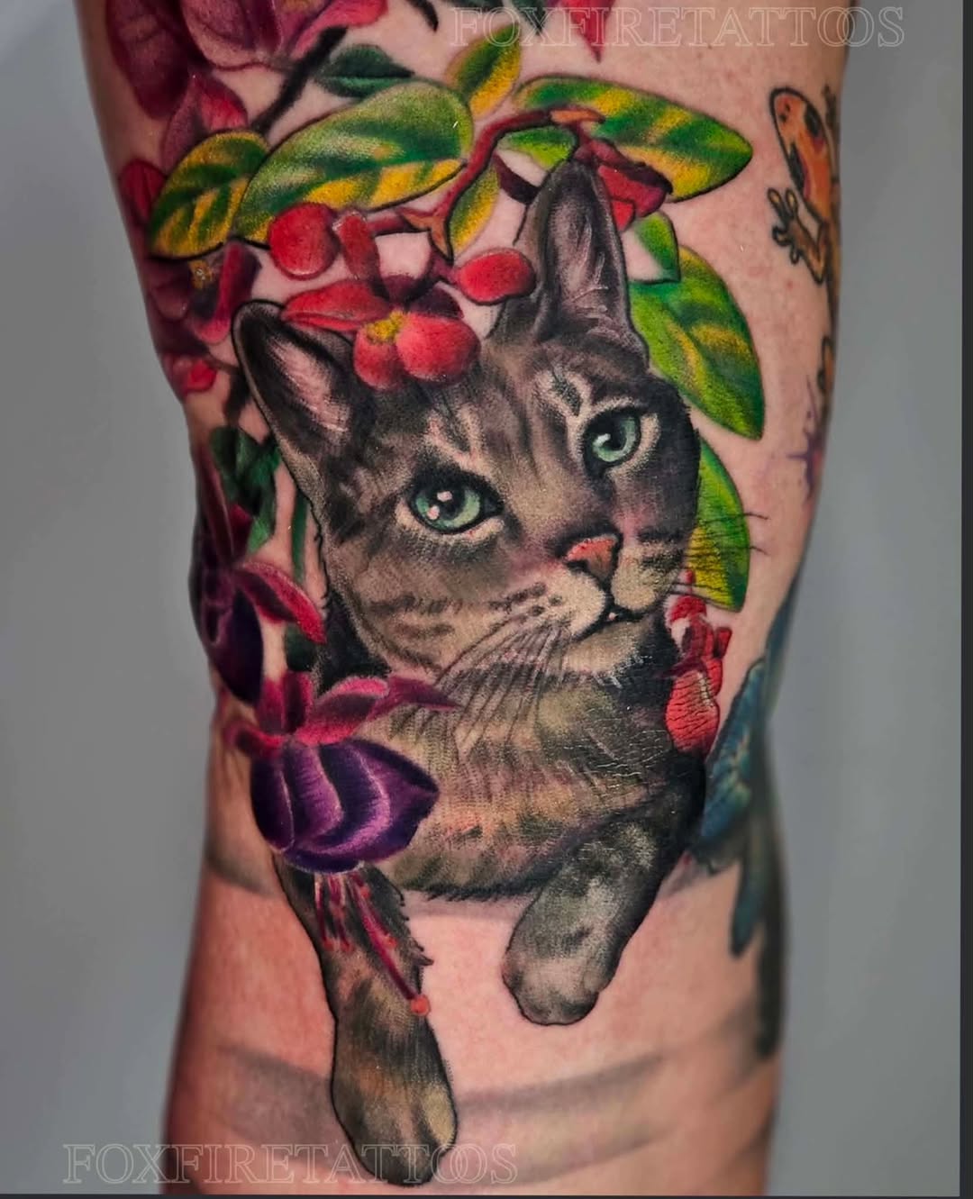 Tattoo by @foxfiretattoos β realism, fine_line