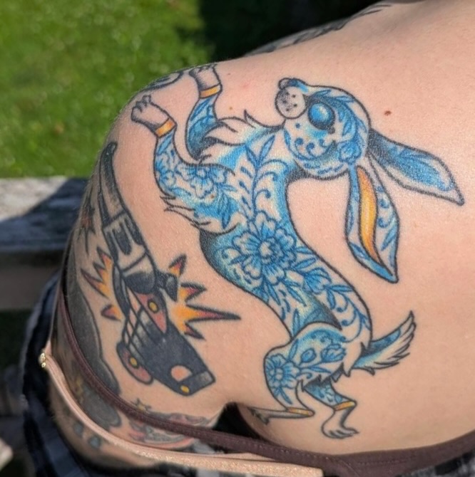 Tattoo by @audberry_tattoo — neo_traditional, black_and_grey