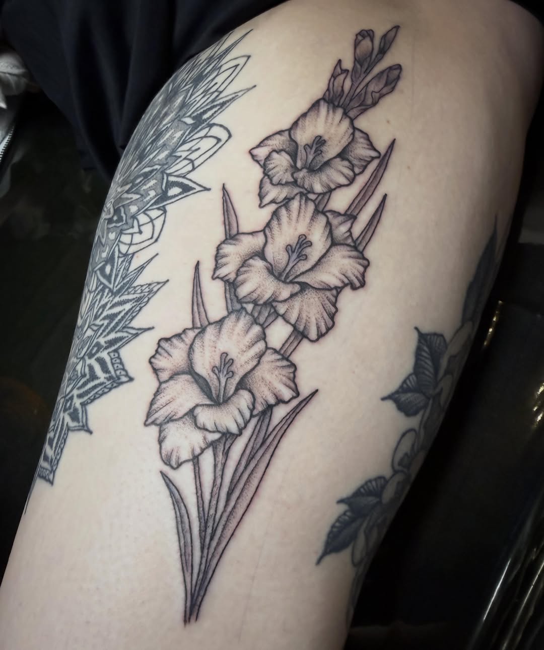 Tattoo by @the_chaotic_ginger — black_and_grey