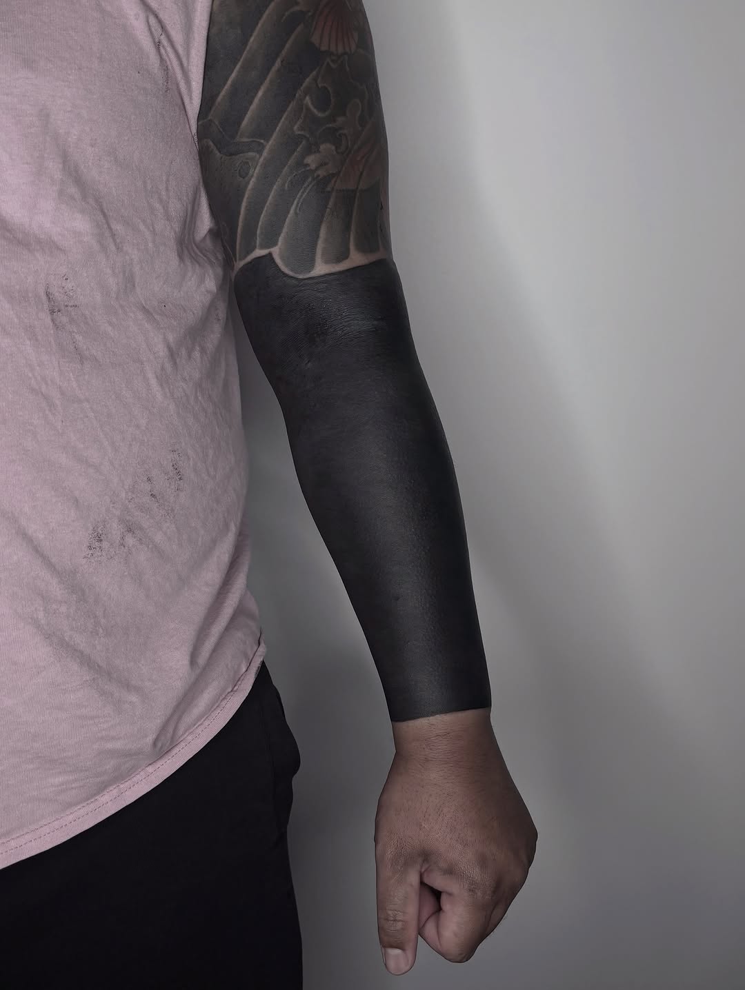 Tattoo by @ericharetattoo — blackwork