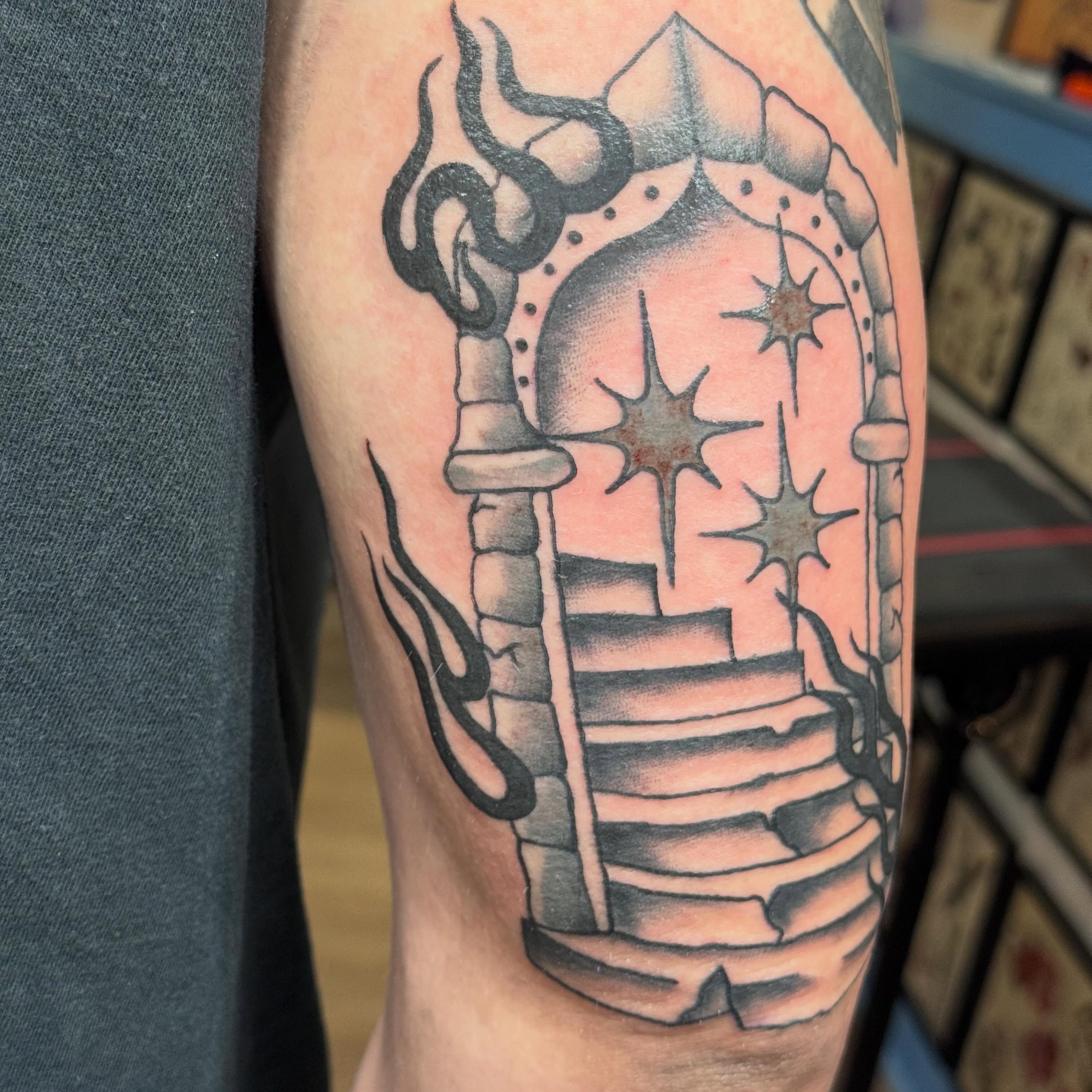 Tattoo by @summerthymetattoo — black_and_grey