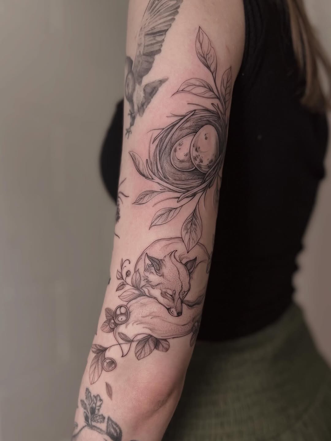 Tattoo by @vaprol — fine_line, illustrative
