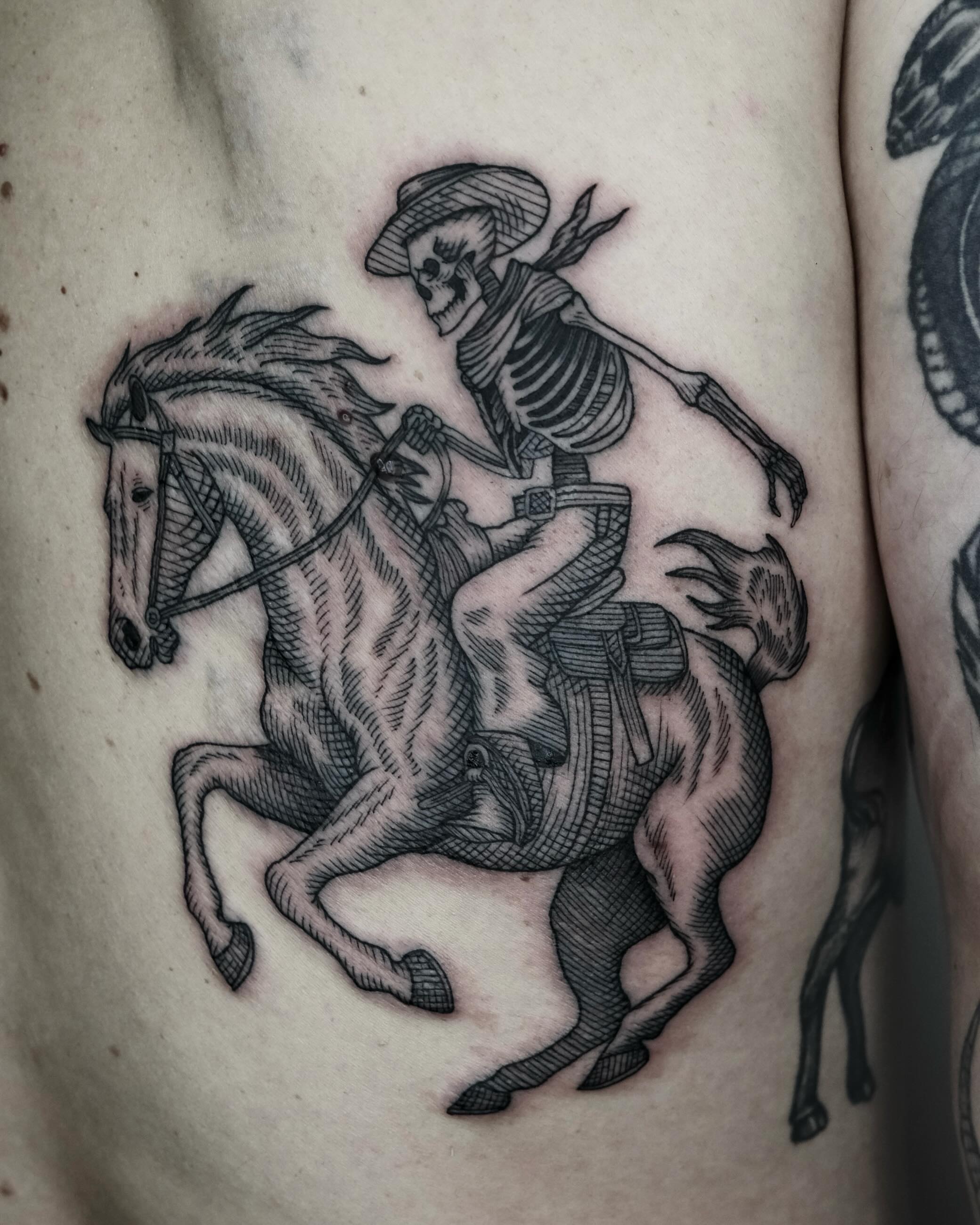 Tattoo by @nocool_kim — black_and_grey