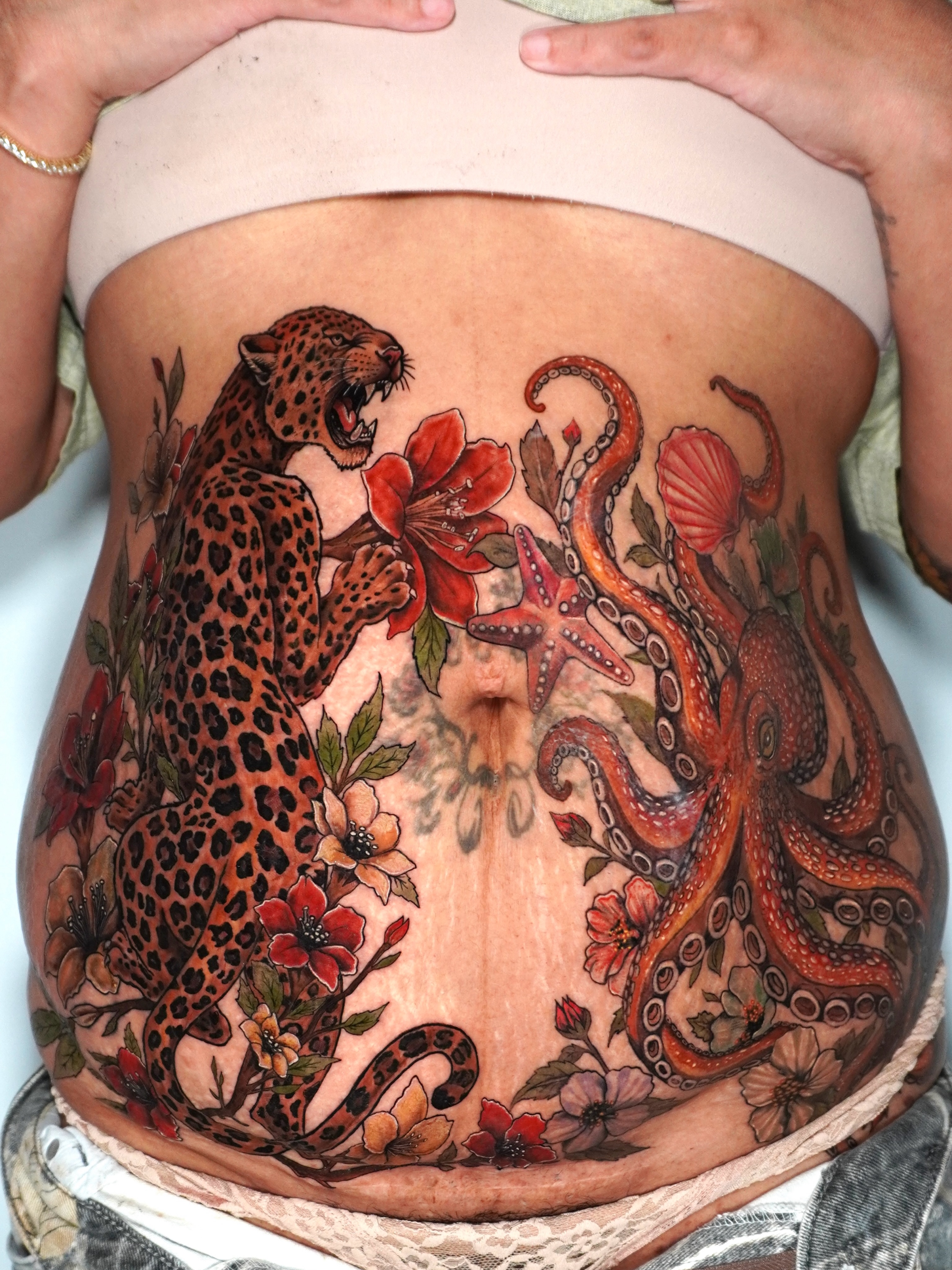 Tattoo by @santostefano.tattoo โ realism, dotwork