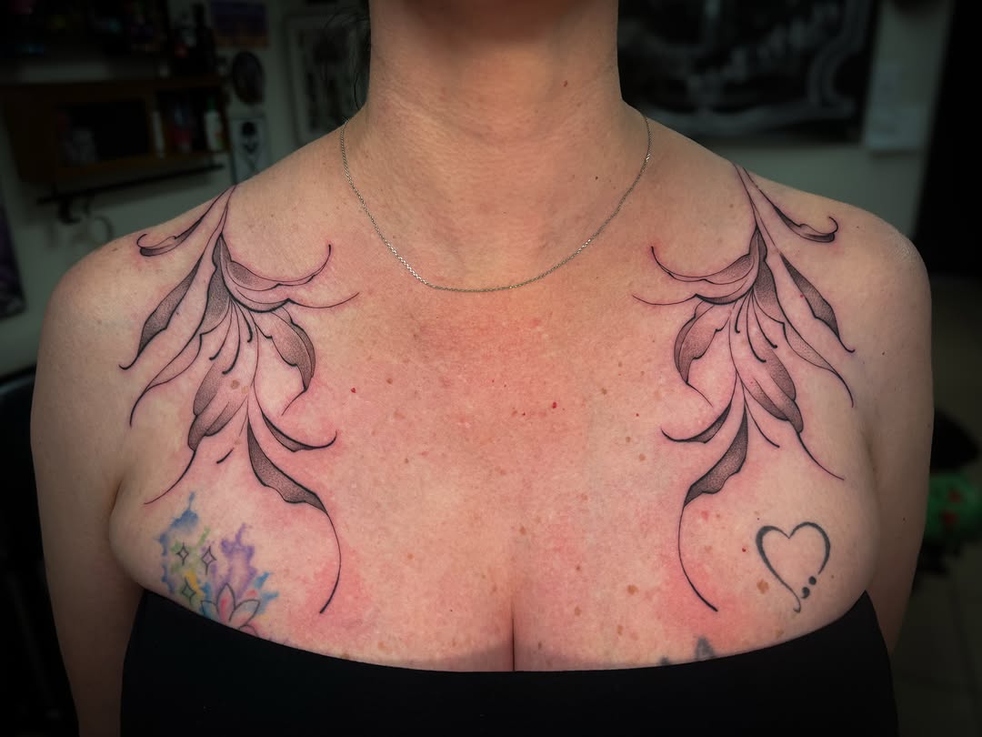 Tattoo by @bamboo_ink888 — fine_line, black_and_grey