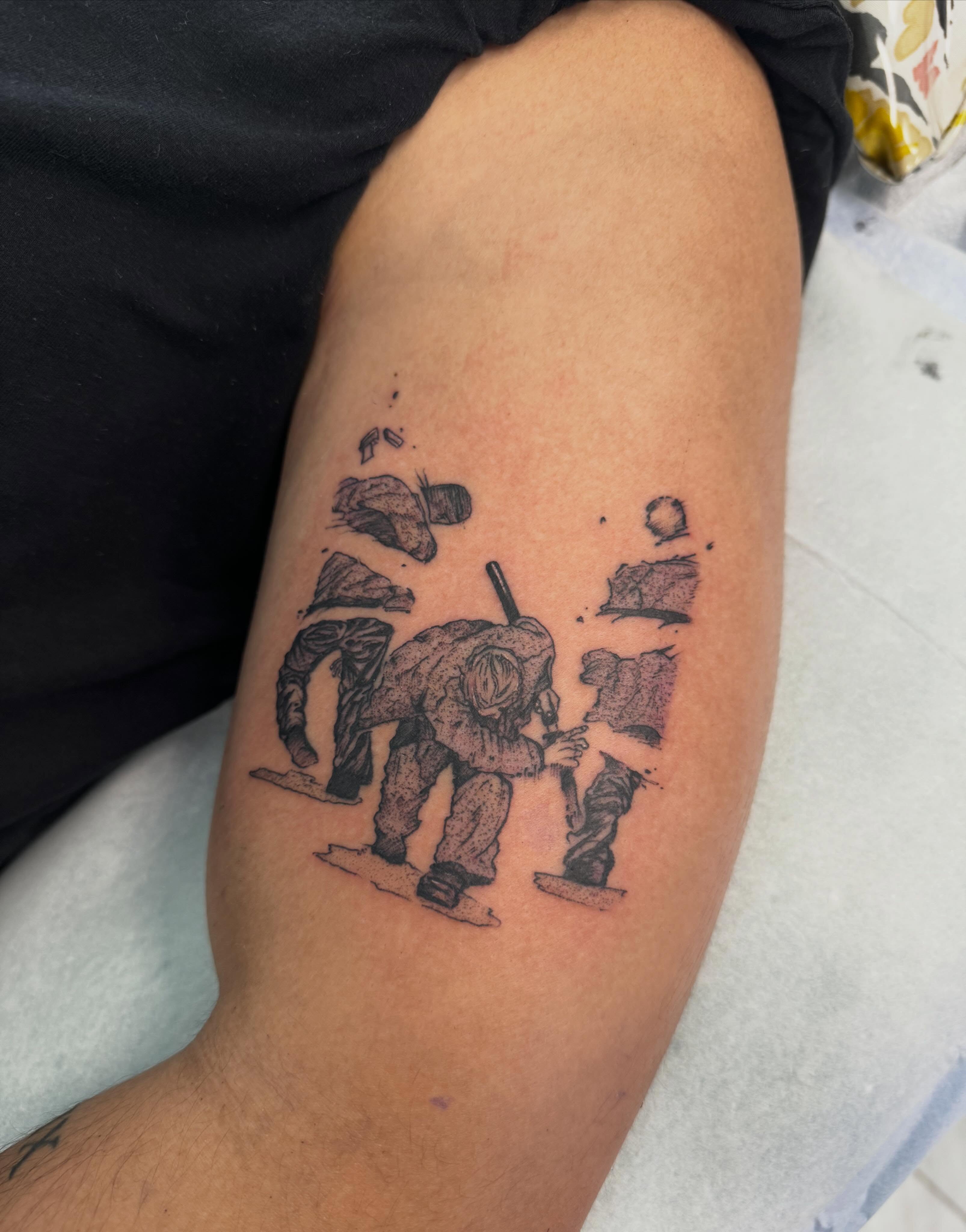Tattoo by @neildoestattoos — dotwork
