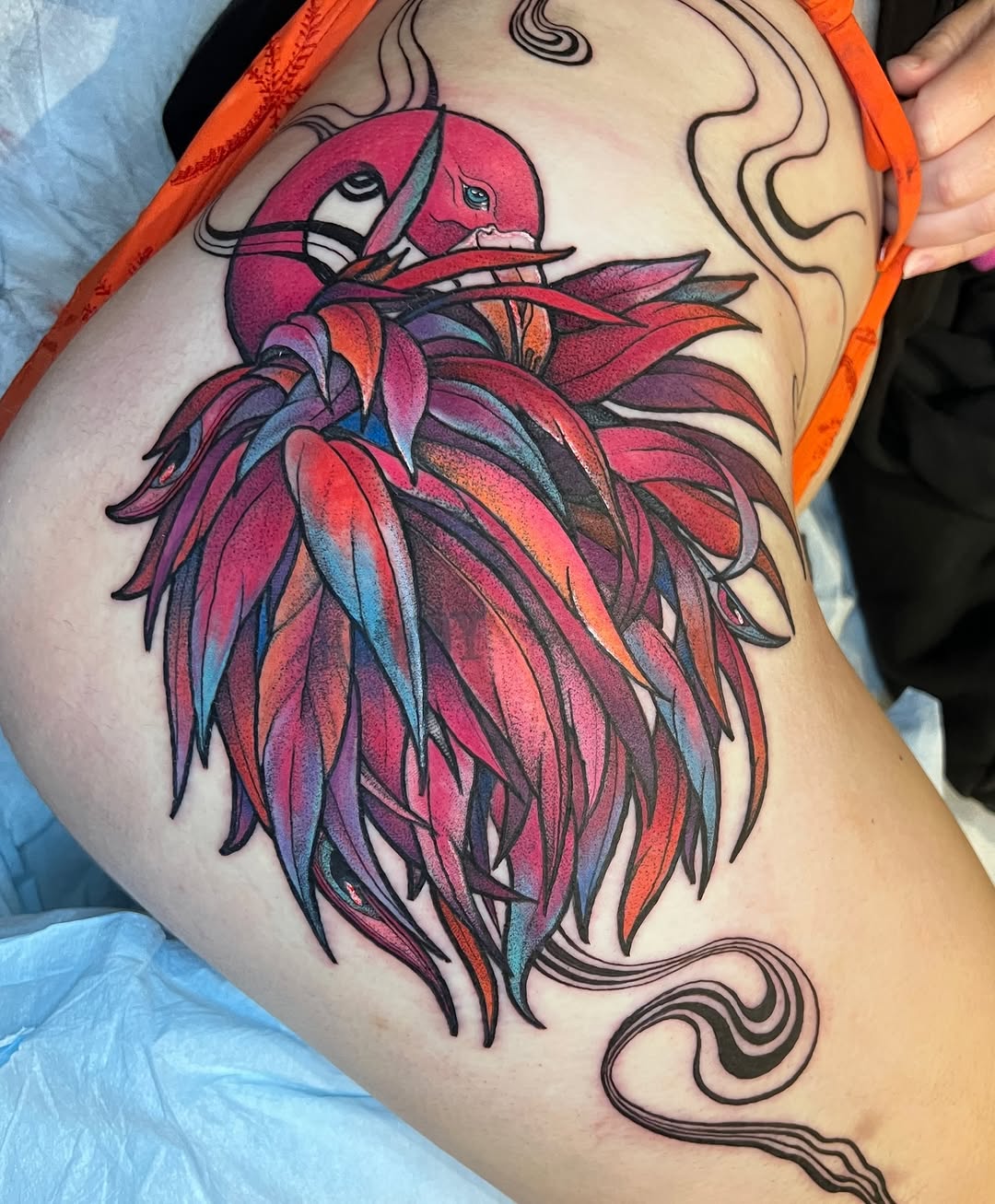 Tattoo by @patakota_ — neo_traditional, trash_polka
