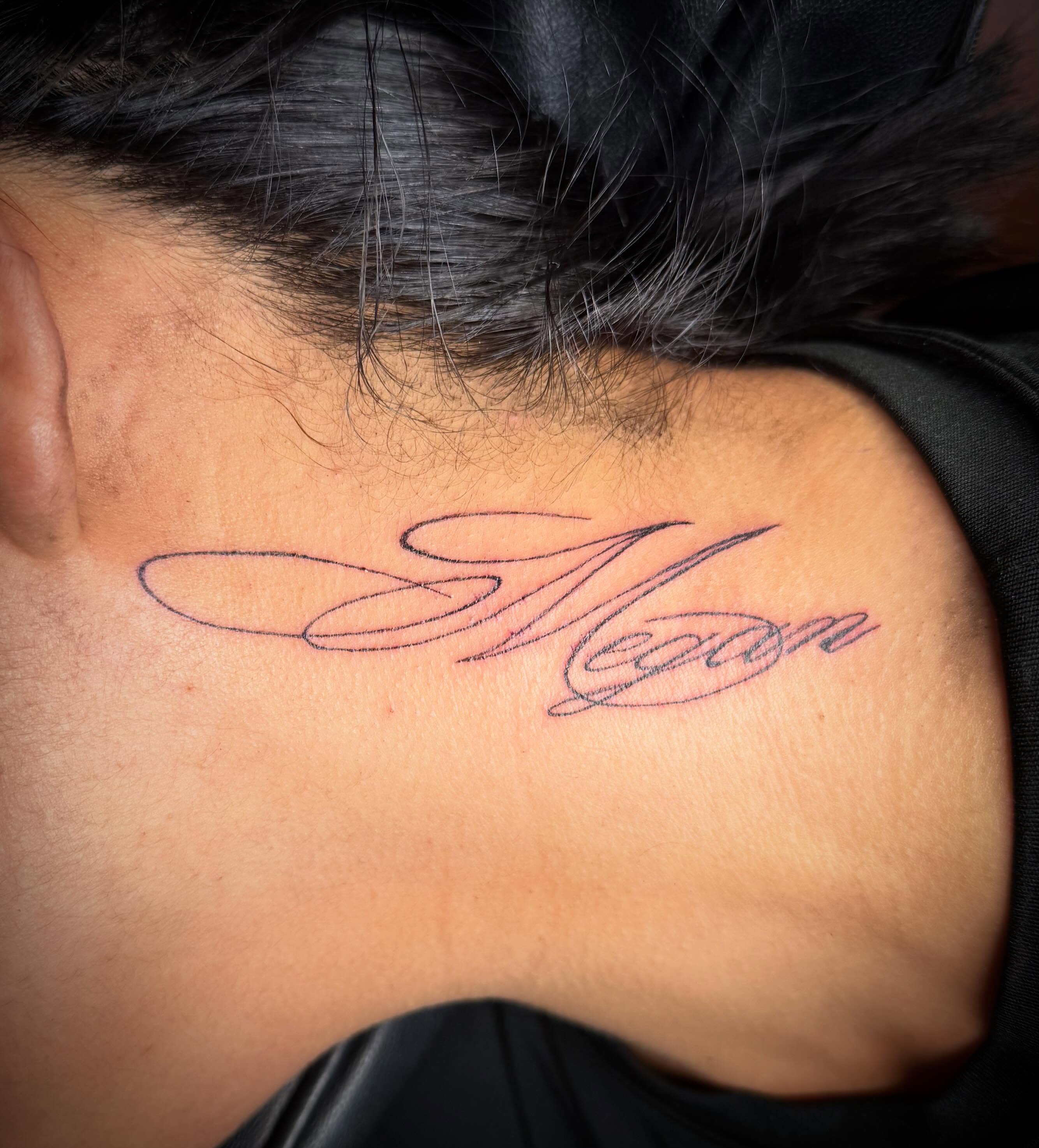 Tattoo by @svk.tattoos β lettering_script