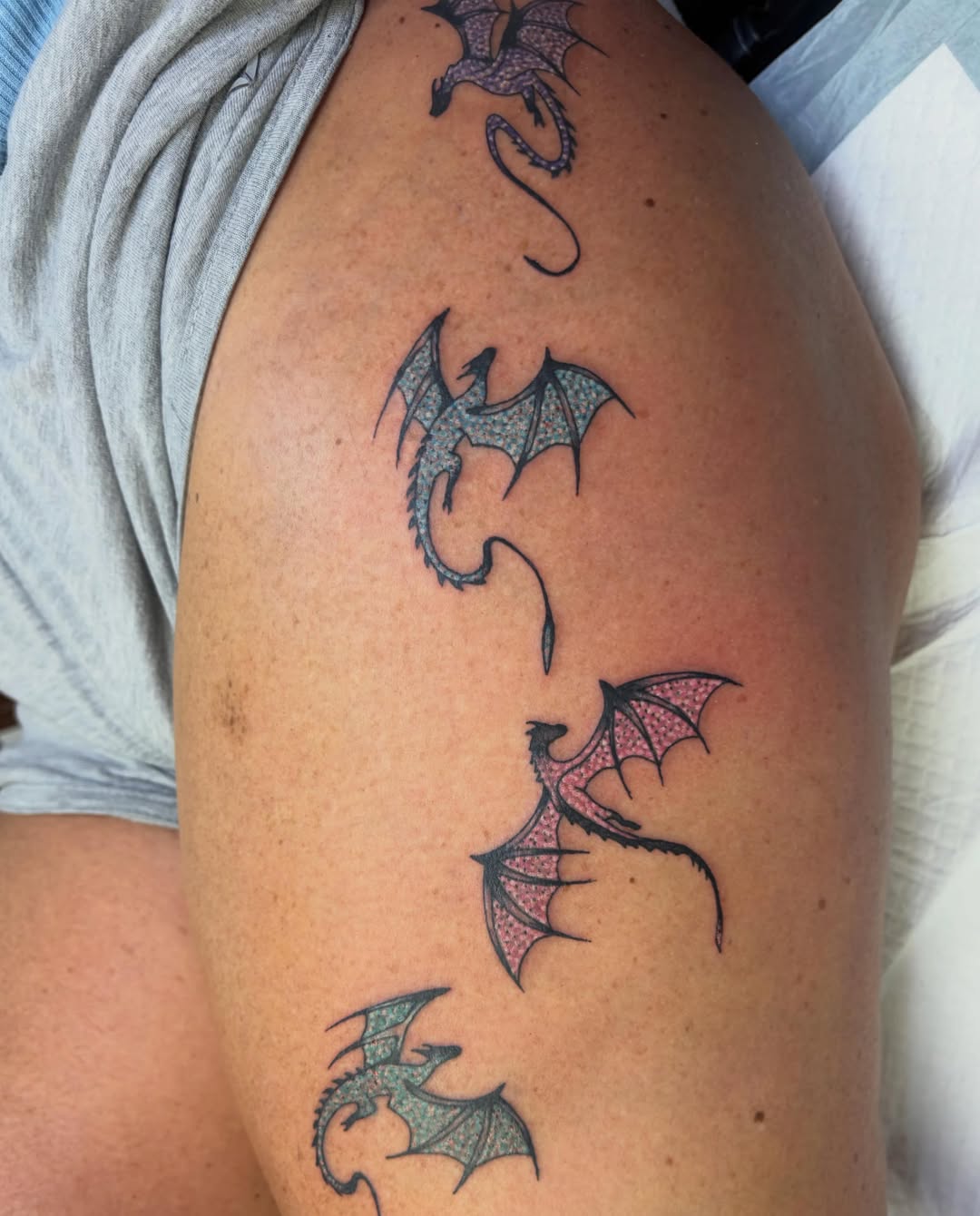 Tattoo by @haileyhermo — dotwork, realism