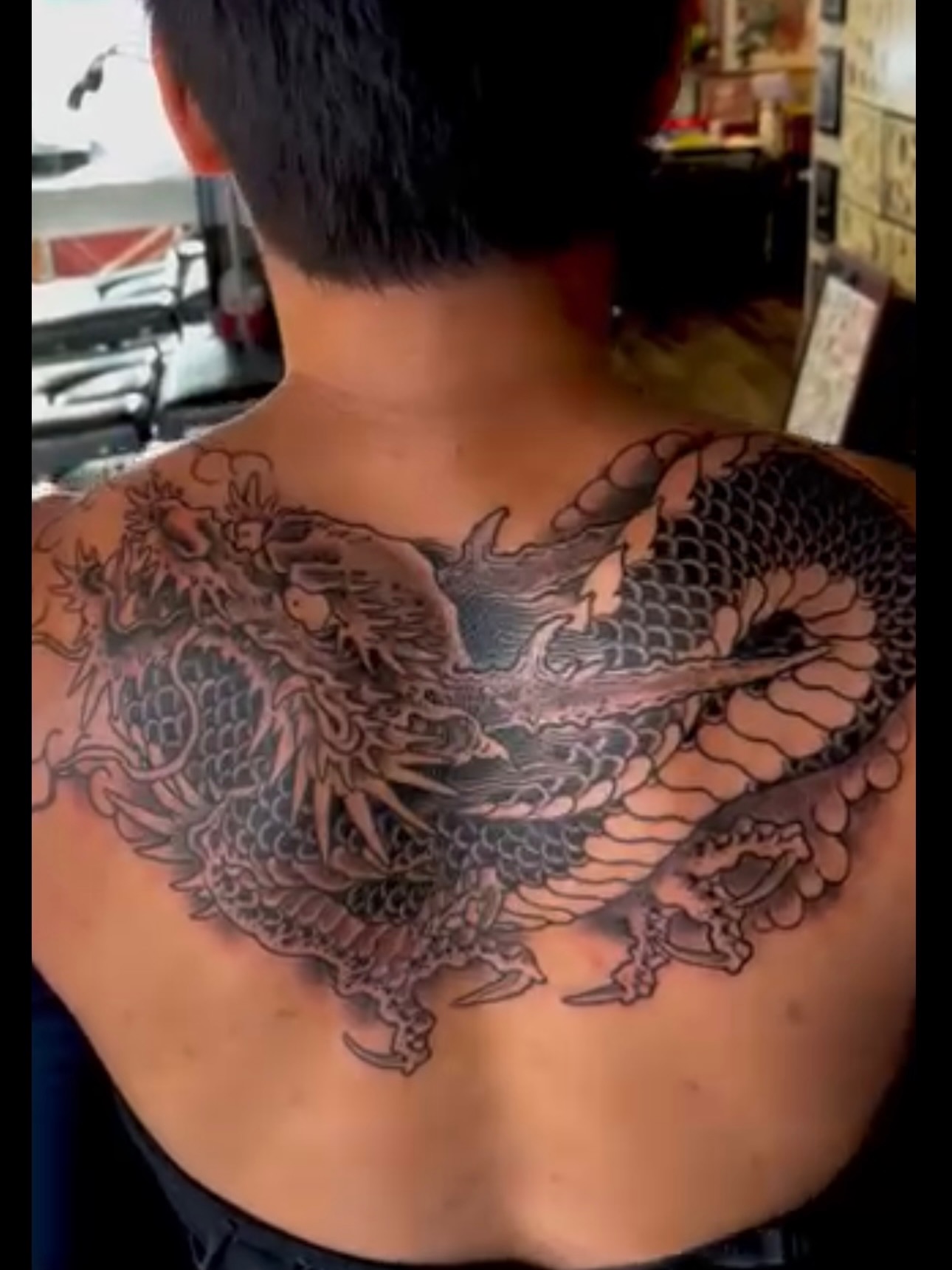 Tattoo by @elijahcole — black_and_grey