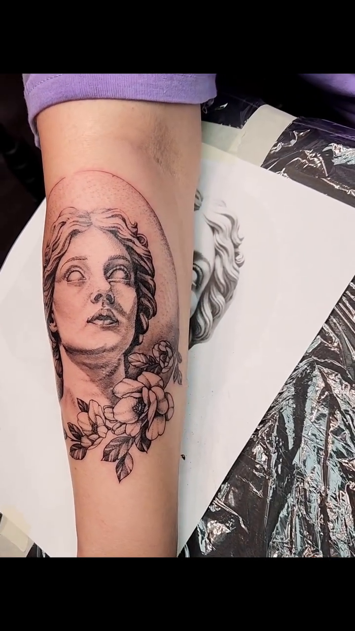 Tattoo by @sj.tattooz — realism, black_and_grey
