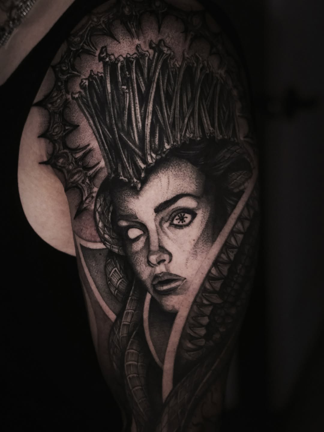 Tattoo by @tattooxklo โ black_and_grey, realism