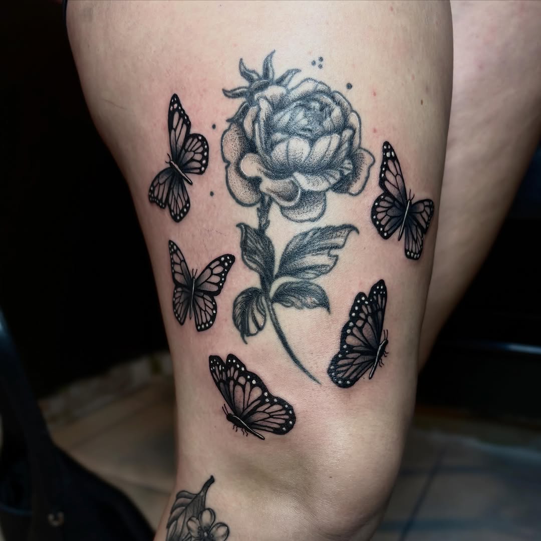 Tattoo by @gloomberrytattoos โ black_and_grey, realism