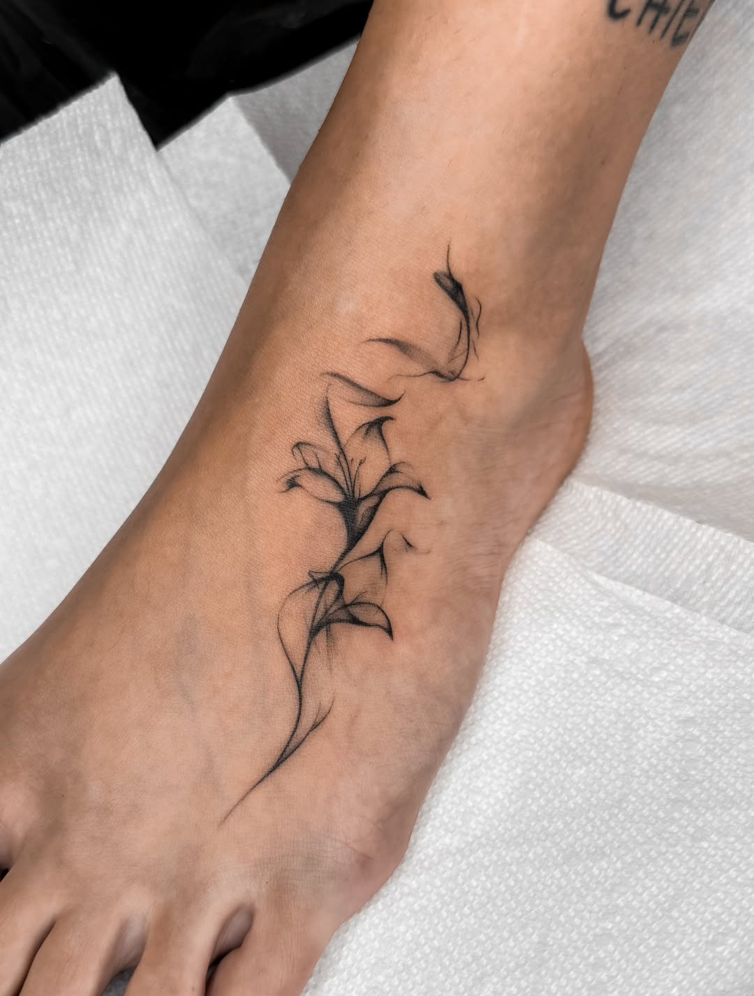 Tattoo by @ryleecooktattoo — fine_line, black_and_grey