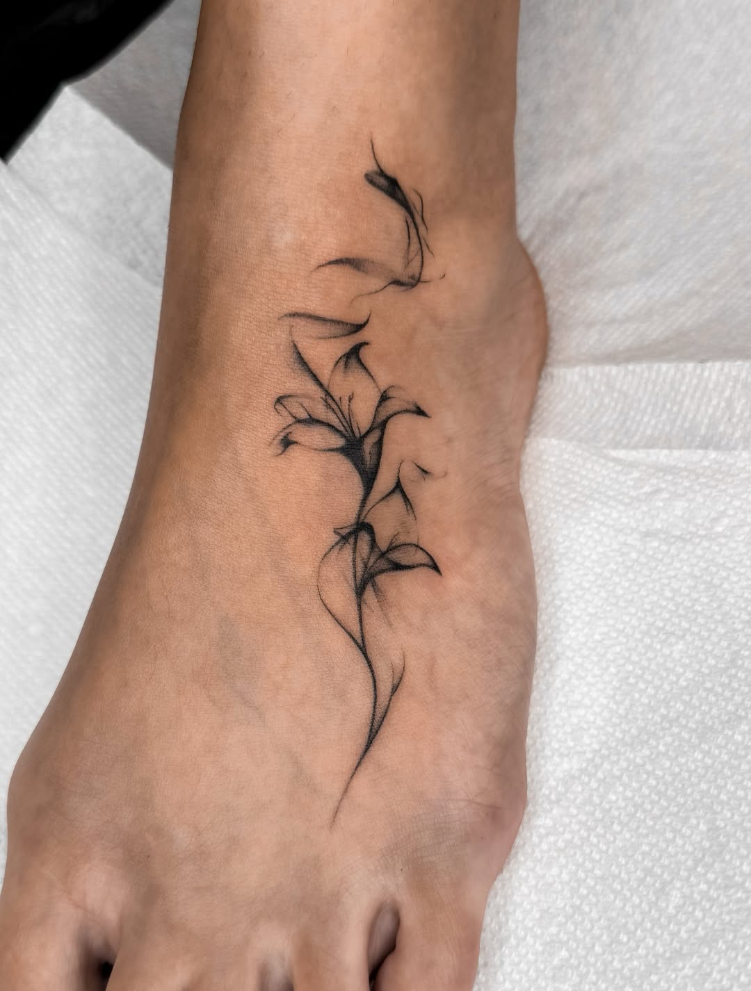 Tattoo by @ryleecooktattoo — fine_line, black_and_grey