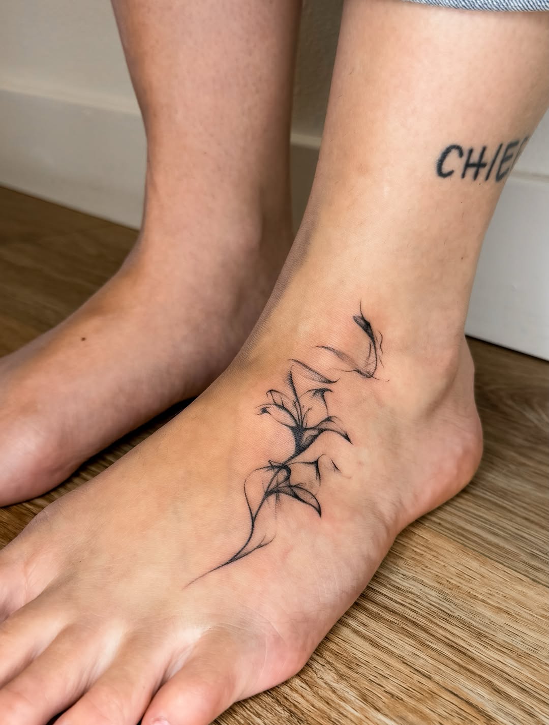 Tattoo by @ryleecooktattoo — fine_line, black_and_grey