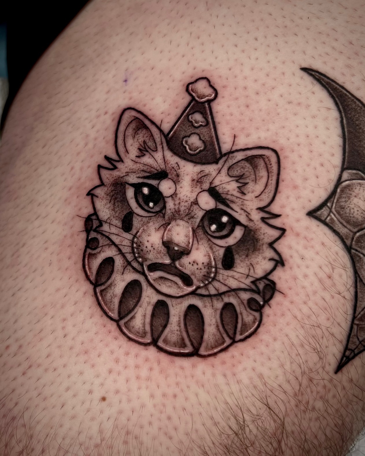 Tattoo by @olympe_ktattoos — black_and_grey, realism