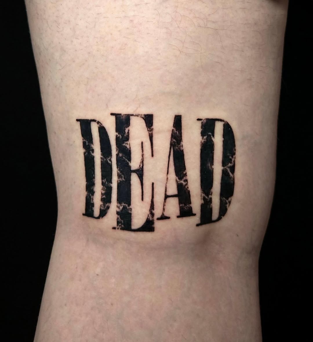 Tattoo by @pearthebeartattoo โ lettering_script, blackwork