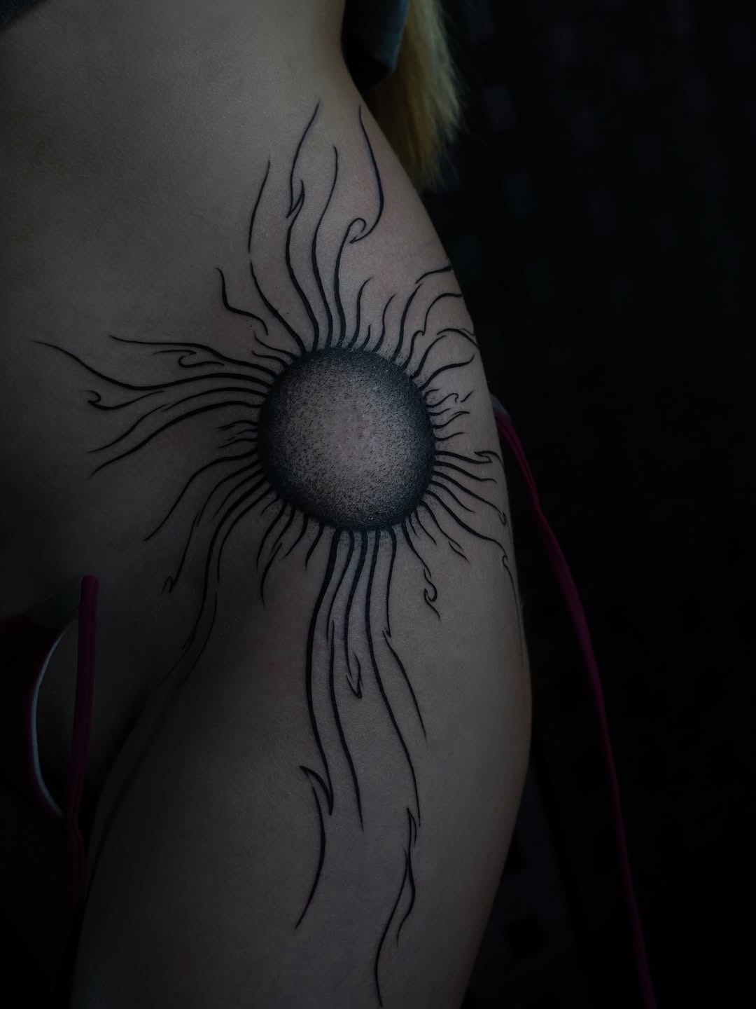 Tattoo by @no_caps_tattoo — fine_line, dotwork