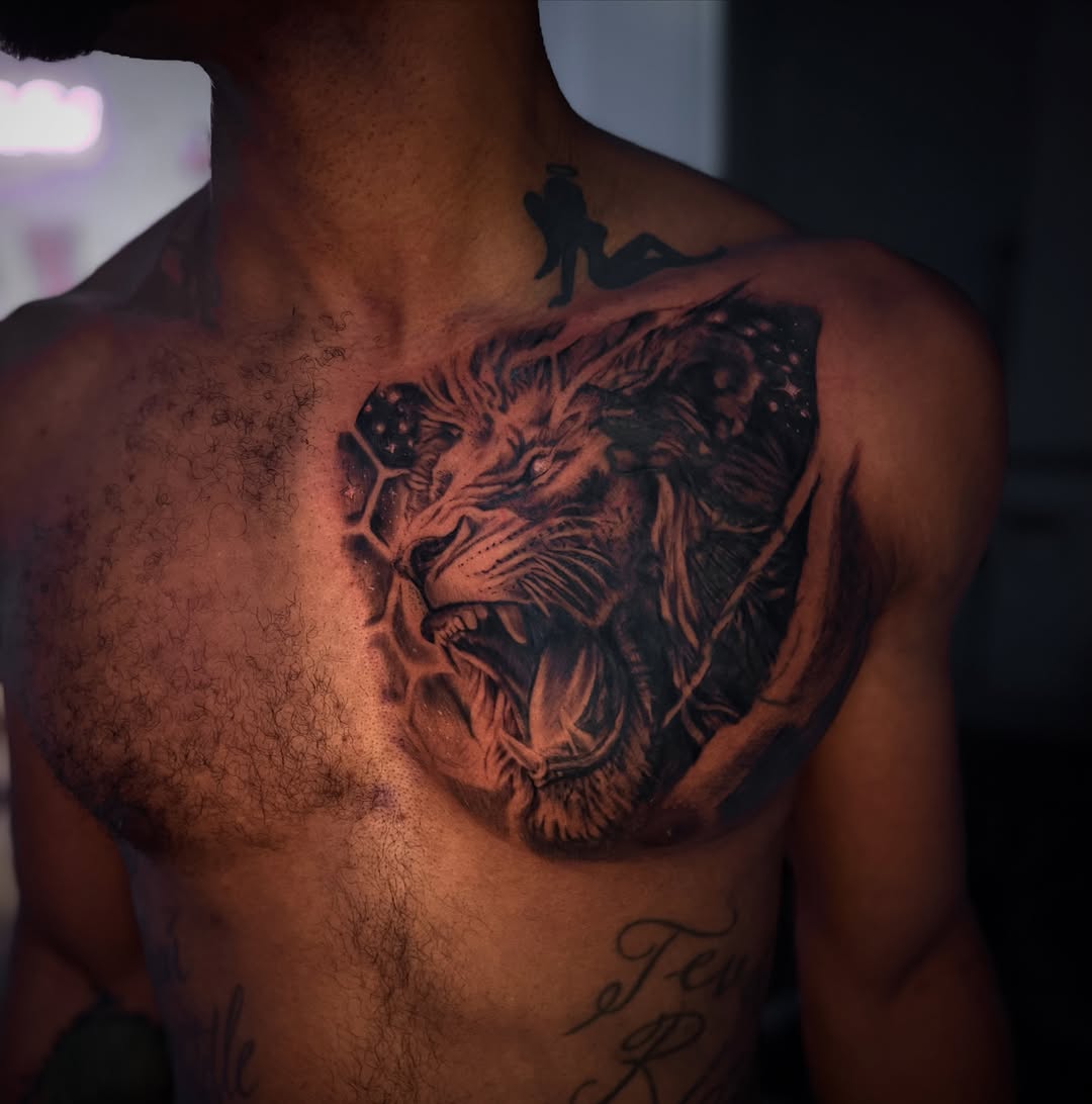 Tattoo by @asia_rene__ β realism, black_and_grey