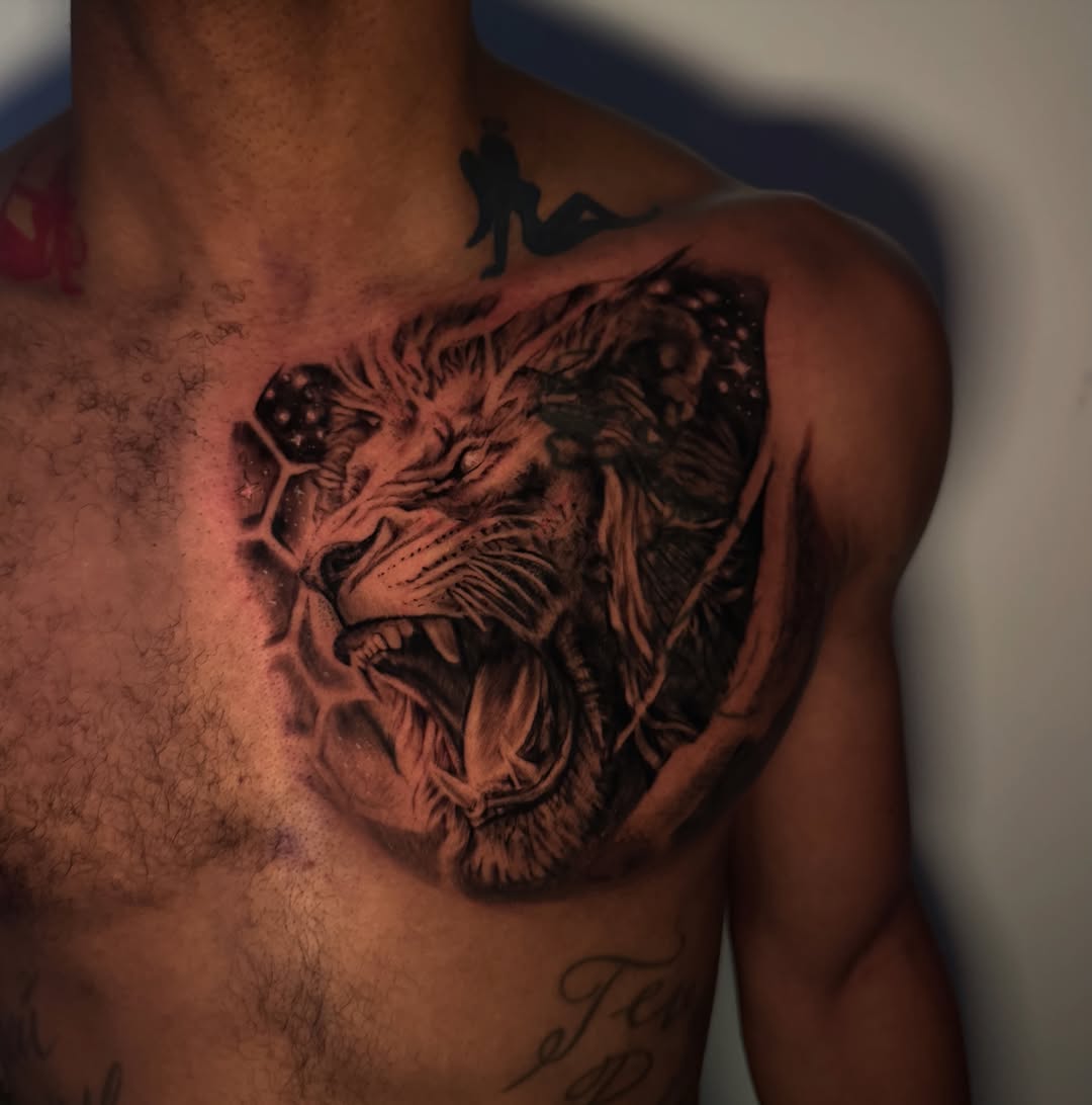 Tattoo by @asia_rene__ β realism, black_and_grey