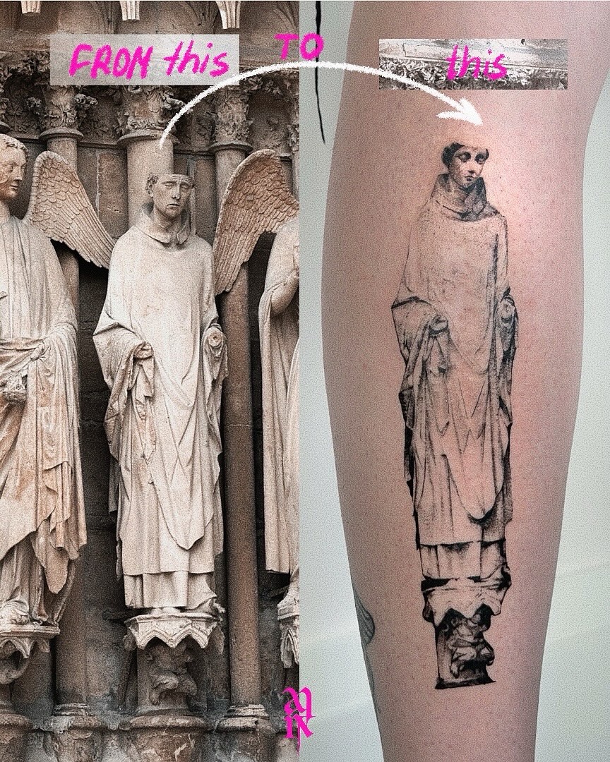 Tattoo by @antivist_tattoo — black_and_grey