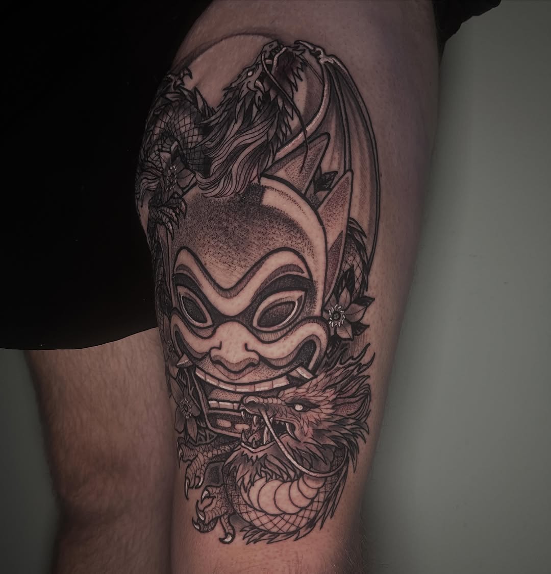 Tattoo by @javierrivera_tattoos — japanese_irezumi, black_and_grey