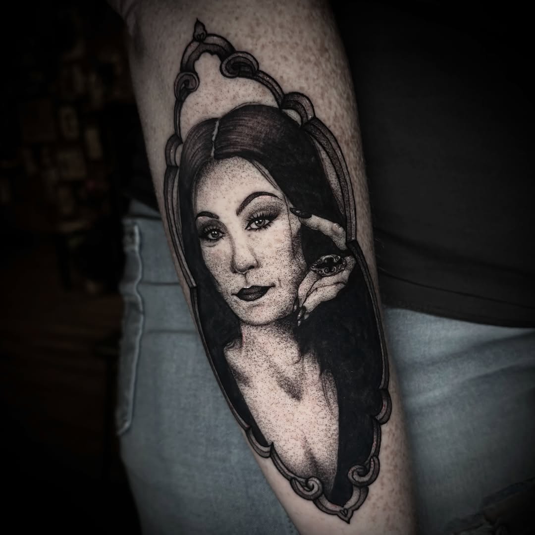 Tattoo by @venoctemtattoo — realism, black_and_grey