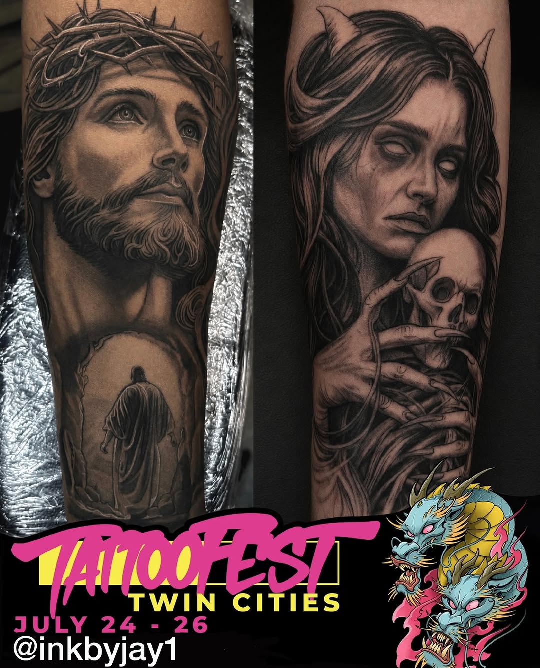 Realism tattoo on the forearm by Jayden A