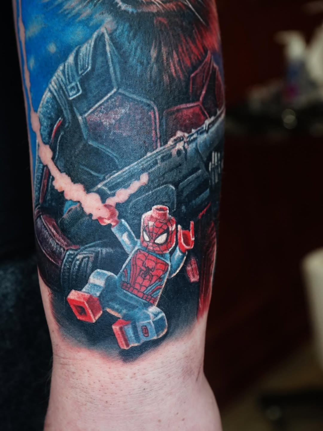 Tattoo by @tonyjohnson.tattoos — realism, anime