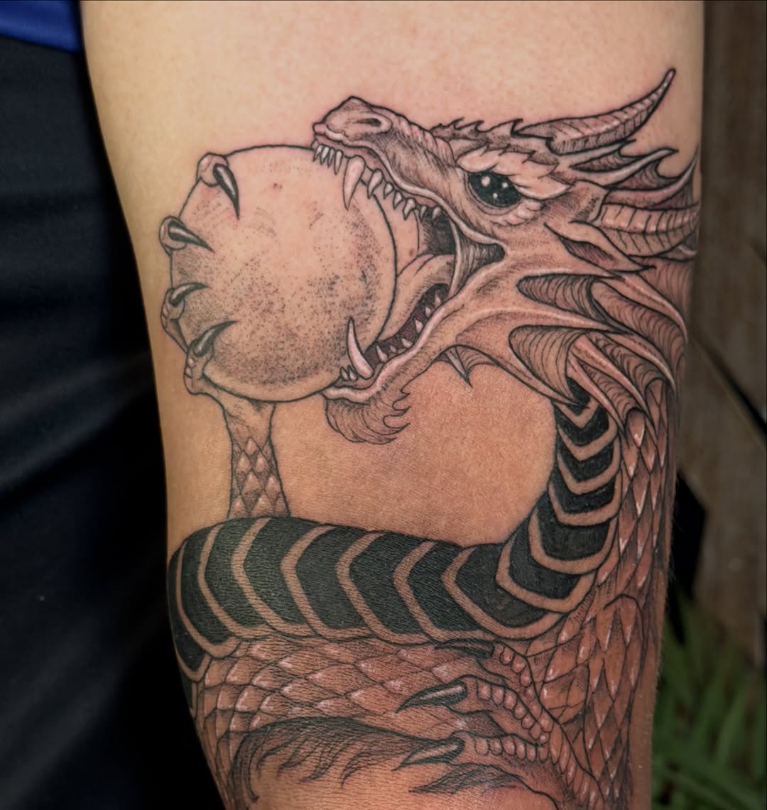 Tattoo by @carmensdarkgallery — realism, black_and_grey